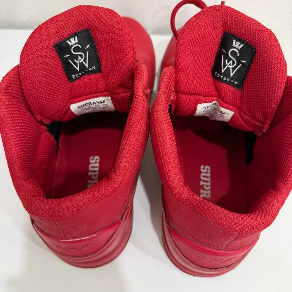 Supra Estaban Red High Top Sneakers Men’s 11.5 Streetwear